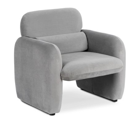 Кресло мягкое Mebel Elit TOGO Welur Серый