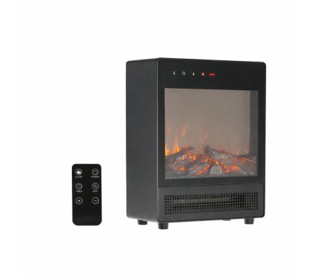 Электрический камин с имитацией пламени Garden Line 2000 Вт Черный