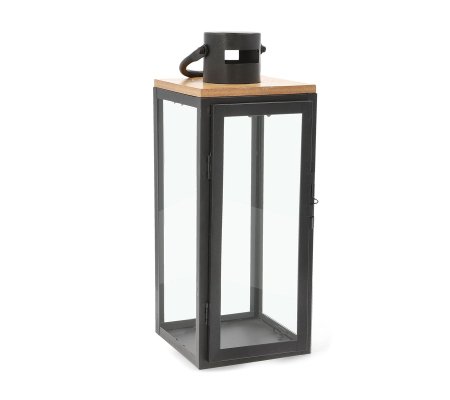 Фонарь Homla HOGEN 15x14x37 см | Черный