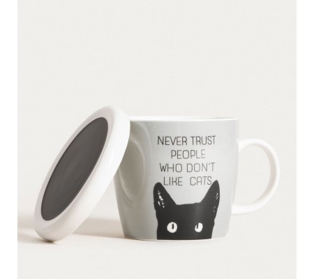 Кружка с крышкой Homla KIKI 300 мл Принт