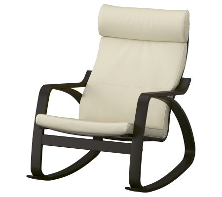 IKEA Кресло-качалка POANG Бежевый (ИКЕА ПОАНГ)