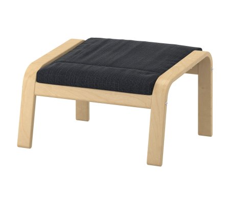 IKEA Подставка для ног POANG Антрацит (ИКЕА POÄNG)