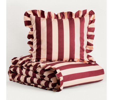 Комплект постельного белья Homla TIFFANY 200x220 см Бордовый