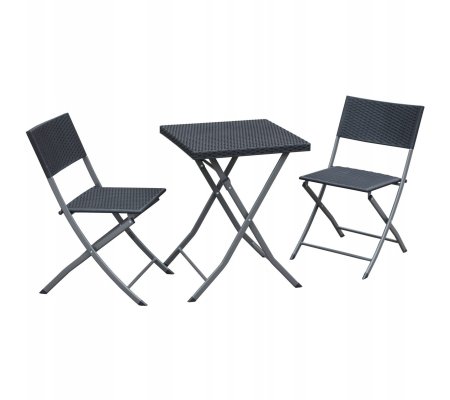 Комплект складной садовой мебели Garden Line ZUM9930 Антрацит