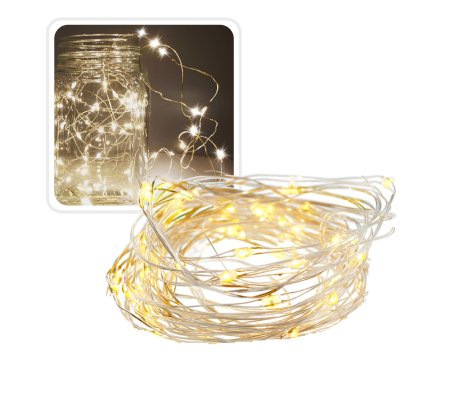 Новогодняя гирлянда Chomik 40 LED 4,3 м Теплый-белый