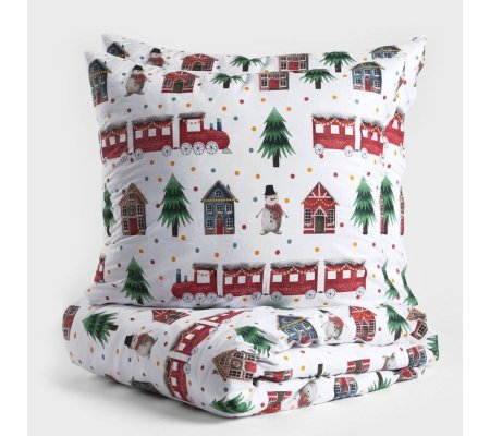 Комплект постільної білизни Homla STARLING 160x200 см Принт