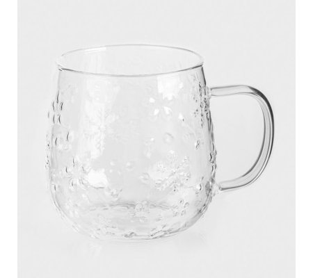 Кружка Homla ELDA 450 мл Прозрачный, фото Кружка Homla ELDA 450 мл Прозрачный
