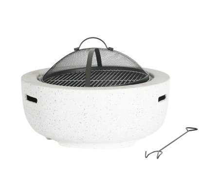 Угольный гриль-камин Garden Line 60 см Белый