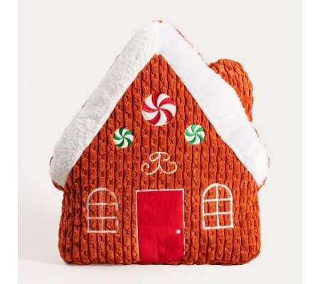 Декоративна подушка Homla GINGER HOUSE 39x13x44 см Коричневий, фото Декоративна подушка Homla GINGER HOUSE 39x13x44 см Коричневий
