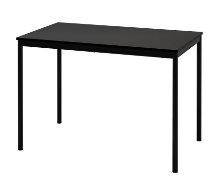 IKEA Обеденный стол SANDSBERG 110 см Черный (ИКЕА САНДСБЕРГ)