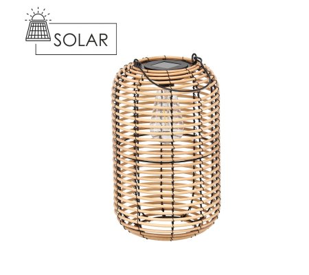 Декоративний світильник на сонячній батареї Garden Line LAP8921 Бежевий