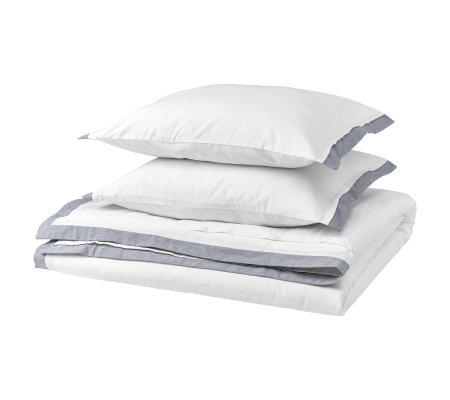 IKEA Комплект постільної білизни TATELSMYGARE 200x200 см Білий (ИКЕА ТАТЕЛСМИГАРЭ)