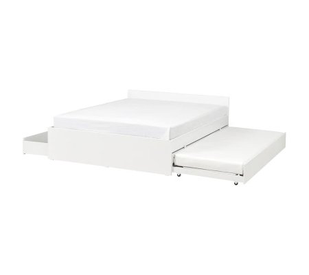 IKEA Розсувне ліжко VIHALS 140х200 см Білий (ИКЕА ВИХАЛС)