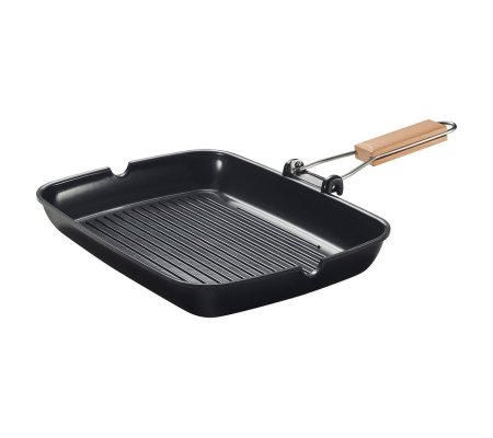 IKEA УЦІНКА Сковорода-гриль GRILLA 36х26 см Чорний