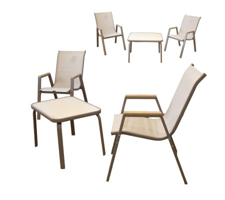Комплект садовой мебели Kontrast MALAGA WOOD Бежевый
