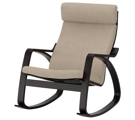 IKEA Кресло-качалка POANG Бежевый (ИКЕА ПОАНГ)