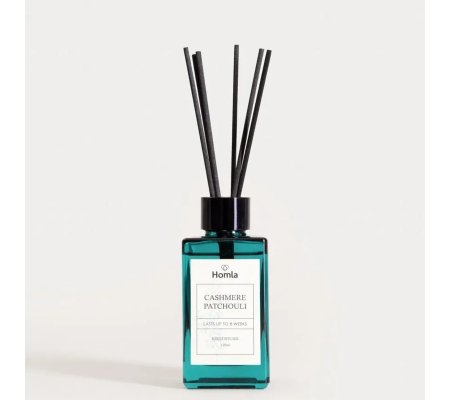 Ароматичний дифузор Homla VERDE Cashmere Patchouli 120 мл Бірюзовий