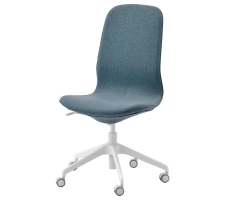IKEA Офисное кресло LANGFJALL Синий (ИКЕА ЛАНГФЬЯЛЛЬ)