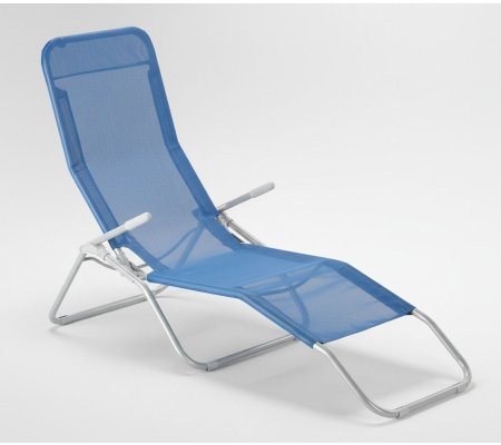 Шезлонг Garden Line LEZ7198 Блакитний