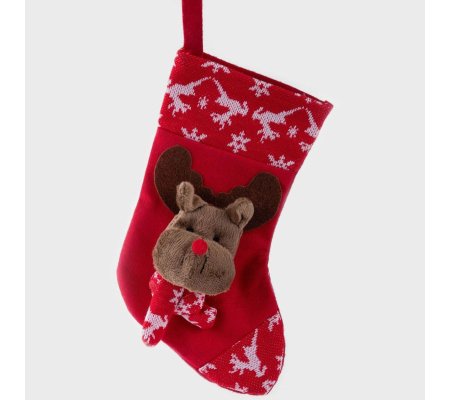 Рождественский носок для подарков Homla PUNA Красный