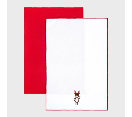 Набір кухонних рушників Homla RUE 45x65 см 2 шт Різнокольоровий