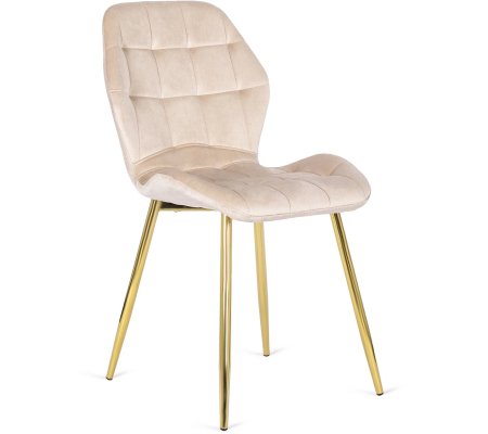Обеденный стул Mebel Elit LUCKY Welur Кремовый