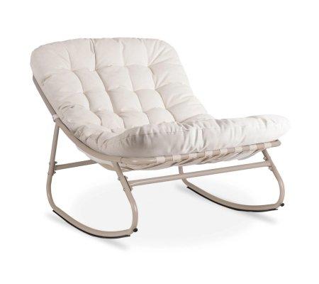 Кресло-качалка мягкое Mebel Elit AURORA 2 Бежевый