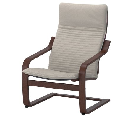 IKEA Кресло-качалка POANG Светло-бежевый (ИКЕА ПОАНГ)