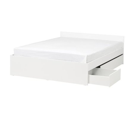 IKEA Ліжко VIHALS 160х200 см Білий (ИКЕА ВИХАЛС)
