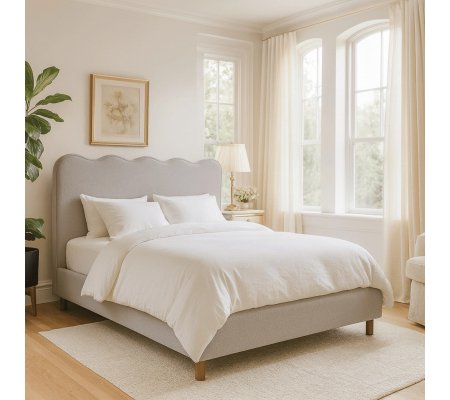 Кровать Mebel Elit IZMIR Boucle 160x200 см Серый