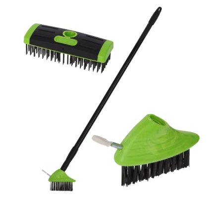 Телескопическая щетка для удаления сорняков с брусчатка Garden Line 140 см Зеленый
