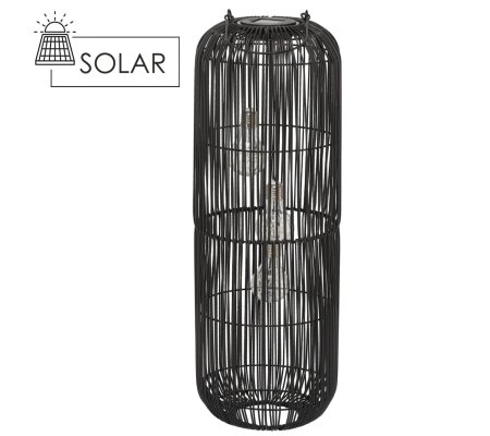 Декоративный светильник на солнечной батарее Garden Line LAP8907 Черный