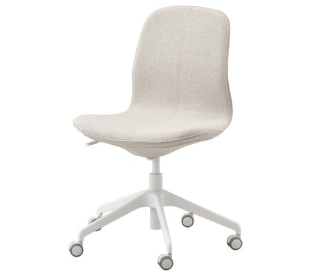IKEA Офісне крісло LANGFJALL Бежевий (ИКЕА ЛАНГФЬЯЛЛЬ)