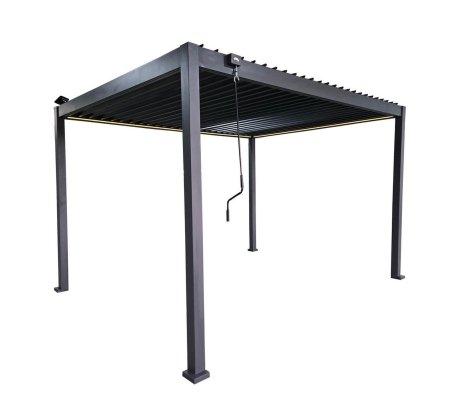 Пергола з LED підсвіткою Garden Line 4x3 м Сірий