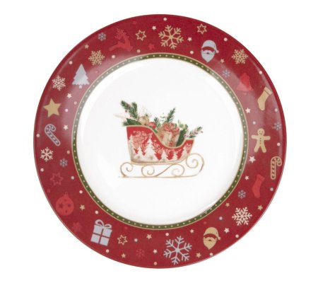 Десертная тарелка Homla KALVEN 19 см Красный, фото Десертная тарелка Homla KALVEN 19 см Красный