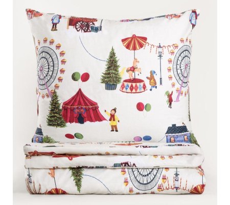 Комплект постельного белья Homla CIRCUS JOY 140x200 см Принт, фото Комплект постельного белья Homla CIRCUS JOY 140x200 см Принт