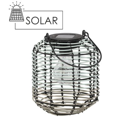 Декоративний світильник на сонячній батареї Garden Line LAP5962 Чорний