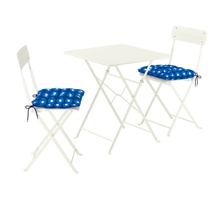 IKEA Комплект складной садовой мебели SUNDSO Кремовый (ИКЕА СУНДСО)