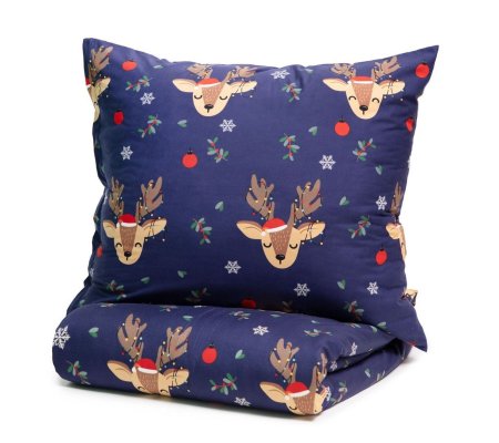 Комплект постельного белья Homla RUDOLPH 160x200 см Принт, фото Комплект постельного белья Homla RUDOLPH 160x200 см Принт