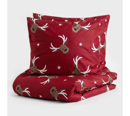 Комплект постільної білизни Homla REINDEER 140x200 Принт, фото Комплект постільної білизни Homla REINDEER 140x200 Принт
