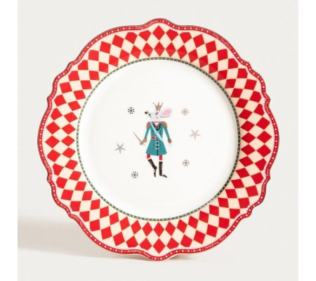 Десертна тарілка Homla CIRGRATTA 20 см Принт, фото Десертна тарілка Homla CIRGRATTA 20 см Принт