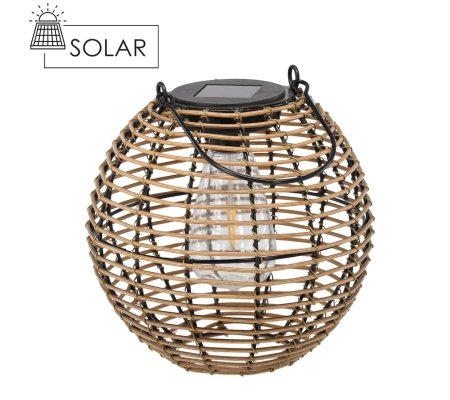 Декоративний світильник на сонячній батареї Garden Line LAP6037 Коричневий