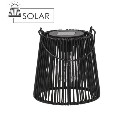 Декоративный светильник на солнечной батарее Garden Line LAP0114 Черный