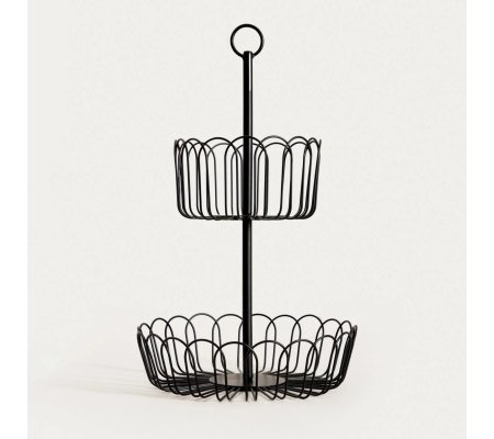 Сервірувальний кошик Homla WARDON 28 см Чорний