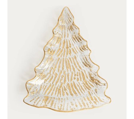 Сервировочное блюдо Homla EVERFROST 29x23,5 см Золотой