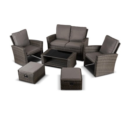 Комплект садових меблів Mebel Elit DELGADO Сірий