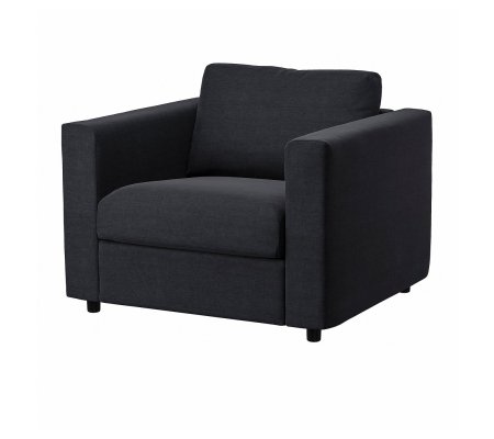 IKEA Кресло мягкое VIMLE Черный (ИКЕА ВИМЛЕ)