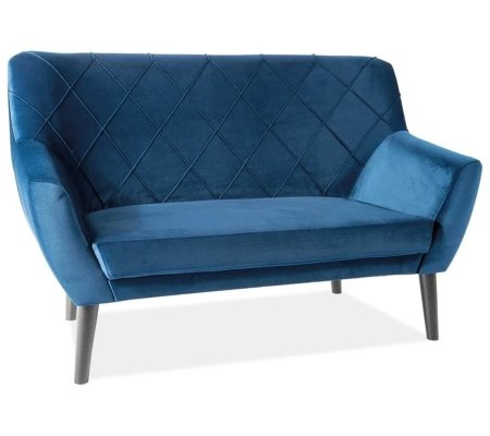 Диван Signal KIER 2 Welur Синій, фото Диван Signal KIER 2 Welur Синій