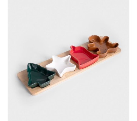 Сервировочный набор Homla TROEL 5 Разноцветный