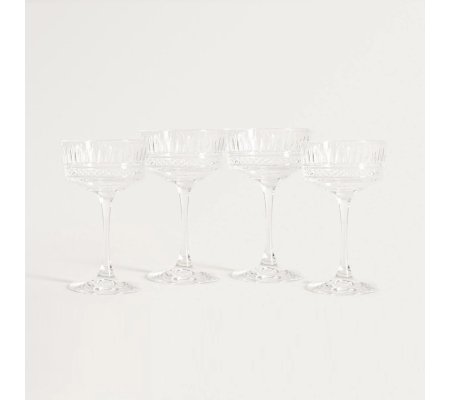 Набор бокалов Homla BRILLARE 250 мл 4 шт Прозрачный